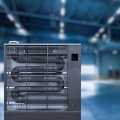 Infrarot-Dieselheizung im Einsatz im Lager